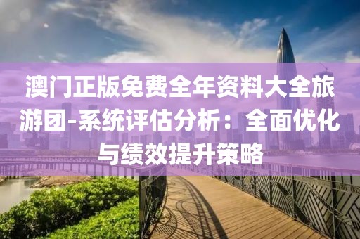 澳门正版免费全年资料大全旅游团-系统评估分析：全面优化与绩效提升策略