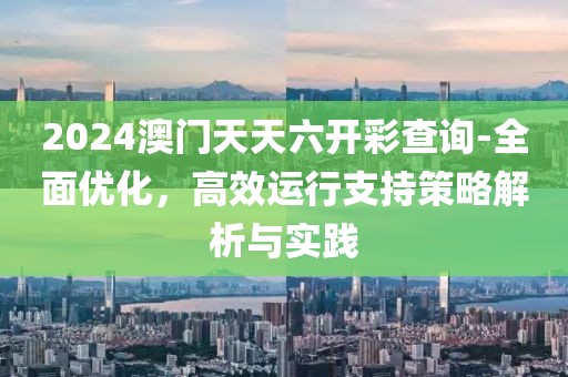 2024澳门天天六开彩查询-全面优化，高效运行支持策略解析与实践