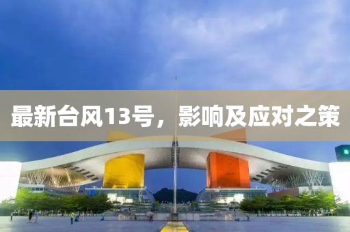 最新台风13号，影响及应对之策