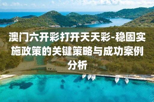 澳门六开彩打开天天彩-稳固实施政策的关键策略与成功案例分析