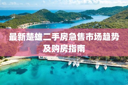 最新楚雄二手房急售市场趋势及购房指南