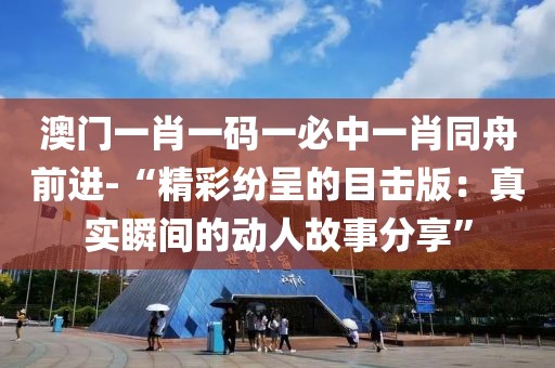 澳门一肖一码一必中一肖同舟前进-“精彩纷呈的目击版：真实瞬间的动人故事分享”