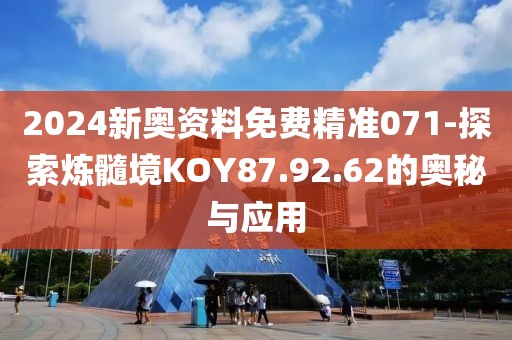 2024新奥资料免费精准071-探索炼髓境KOY87.92.62的奥秘与应用