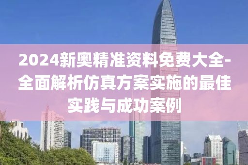2024新奥精准资料免费大全-全面解析仿真方案实施的最佳实践与成功案例