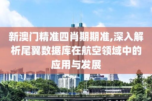 新澳门精准四肖期期准,深入解析尾翼数据库在航空领域中的应用与发展
