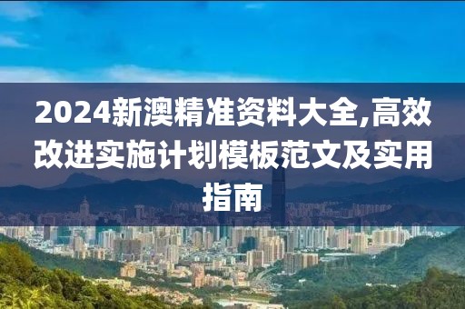 2024新澳精准资料大全,高效改进实施计划模板范文及实用指南