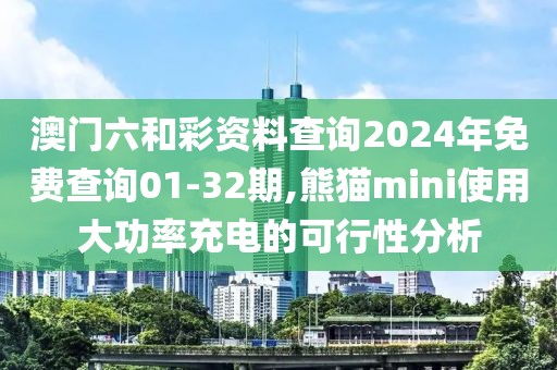 澳门六和彩资料查询2024年免费查询01-32期,熊猫mini使用大功率充电的可行性分析