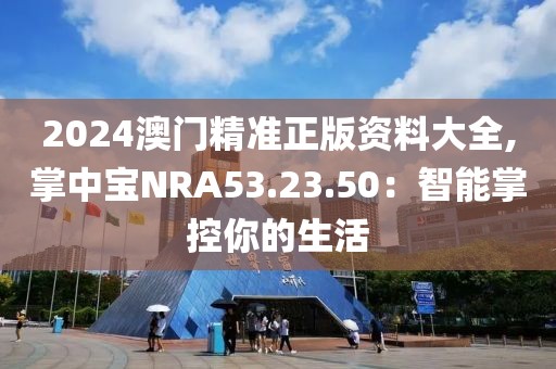 2024澳门精准正版资料大全,掌中宝NRA53.23.50：智能掌控你的生活