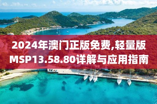 2024年澳门正版免费,轻量版MSP13.58.80详解与应用指南