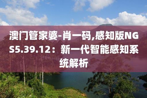 澳门管家婆-肖一码,感知版NGS5.39.12：新一代智能感知系统解析
