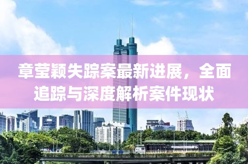 章莹颖失踪案最新进展，全面追踪与深度解析案件现状