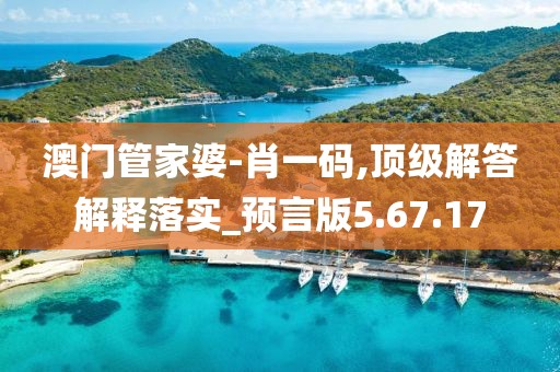 澳门管家婆-肖一码,顶级解答解释落实_预言版5.67.17