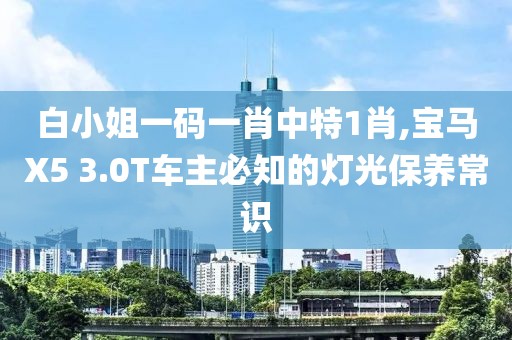 白小姐一码一肖中特1肖,宝马X5 3.0T车主必知的灯光保养常识