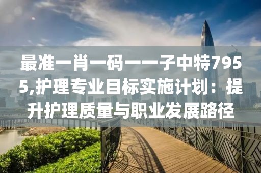 最准一肖一码一一子中特7955,护理专业目标实施计划：提升护理质量与职业发展路径