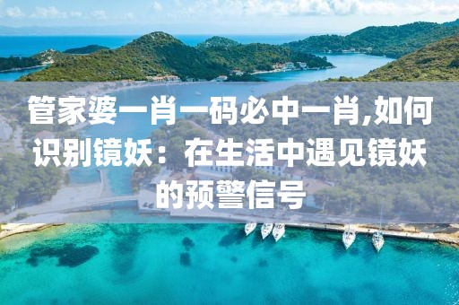 管家婆一肖一码必中一肖,如何识别镜妖：在生活中遇见镜妖的预警信号