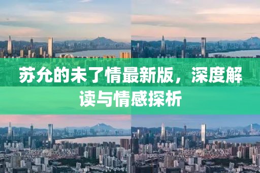 苏允的未了情最新版，深度解读与情感探析