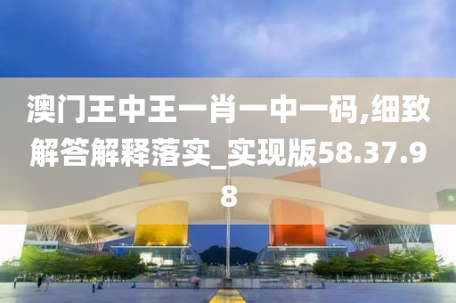 澳门王中王一肖一中一码,细致解答解释落实_实现版58.37.98
