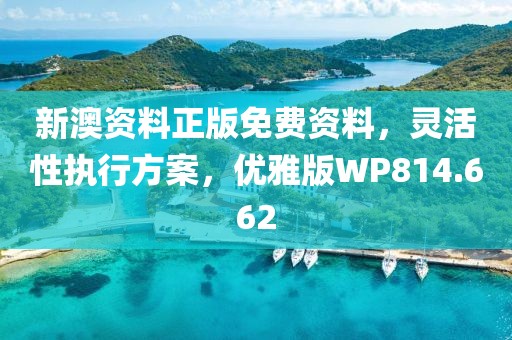 新澳资料正版免费资料，灵活性执行方案，优雅版WP814.662