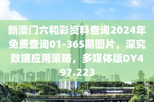 新澳门六和彩资料查询2024年免费查询01-365期图片，深究数据应用策略，多媒体版DY497.223