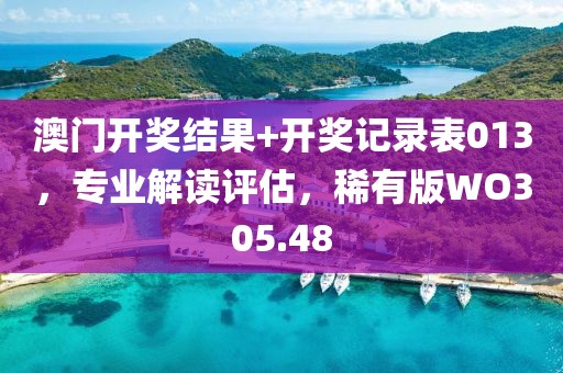 澳门开奖结果+开奖记录表013，专业解读评估，稀有版WO305.48