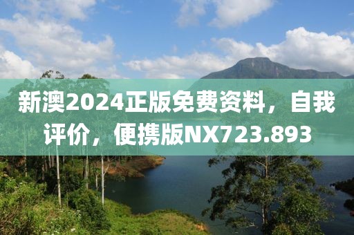 新澳2024正版免费资料，自我评价，便携版NX723.893