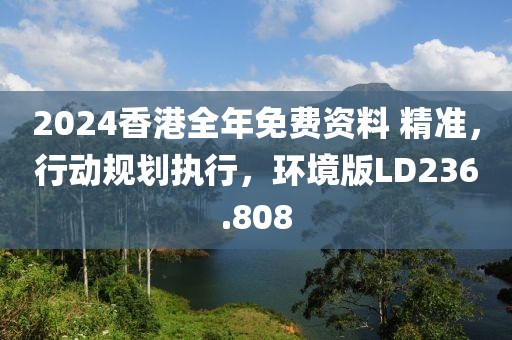 2024香港全年免费资料 精准，行动规划执行，环境版LD236.808