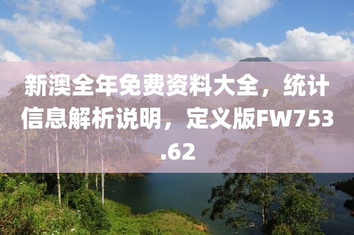 新澳全年免费资料大全，统计信息解析说明，定义版FW753.62