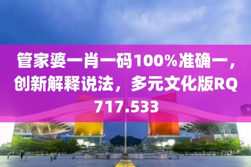 管家婆一肖一码100%准确一，创新解释说法，多元文化版RQ717.533