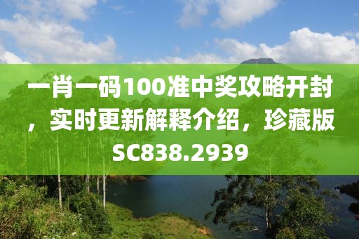 一肖一码100准中奖攻略开封，实时更新解释介绍，珍藏版SC838.2939