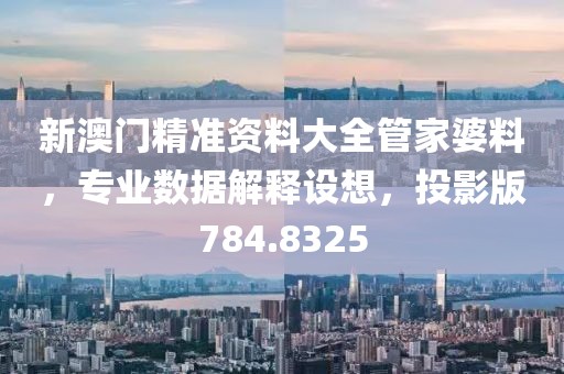 新澳门精准资料大全管家婆料，专业数据解释设想，投影版784.8325