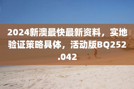 2024新澳最快最新资料，实地验证策略具体，活动版BQ252.042