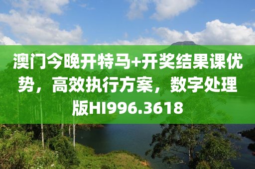 澳门今晚开特马+开奖结果课优势，高效执行方案，数字处理版HI996.3618
