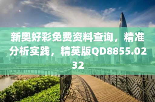 新奥好彩免费资料查询，精准分析实践，精英版QD8855.0232