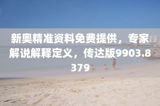 新奥精准资料免费提供，专家解说解释定义，传达版9903.8379