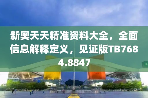 新奥天天精准资料大全，全面信息解释定义，见证版TB7684.8847