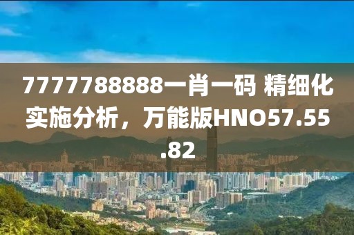 7777788888一肖一码 精细化实施分析，万能版HNO57.55.82