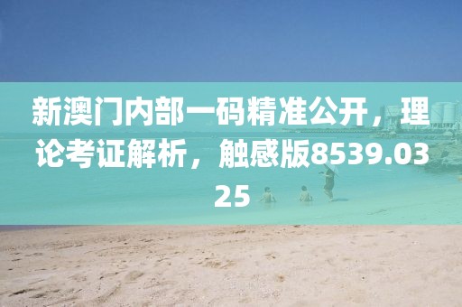 新澳门内部一码精准公开，理论考证解析，触感版8539.0325