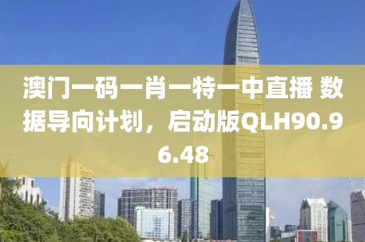 澳门一码一肖一特一中直播 数据导向计划，启动版QLH90.96.48
