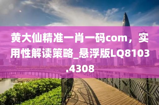 黄大仙精准一肖一码com，实用性解读策略_悬浮版LQ8103.4308