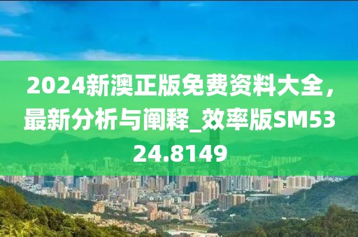 2024新澳正版免费资料大全，最新分析与阐释_效率版SM5324.8149