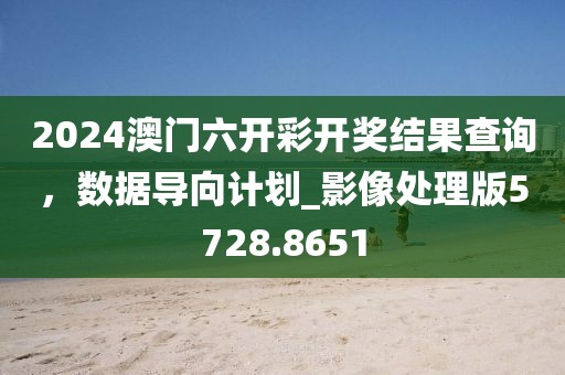2024澳门六开彩开奖结果查询，数据导向计划_影像处理版5728.8651
