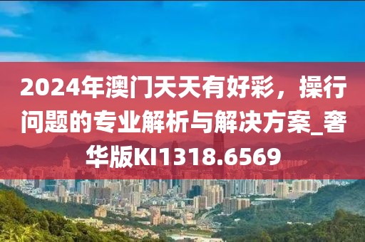 2024年澳门天天有好彩，操行问题的专业解析与解决方案_奢华版KI1318.6569