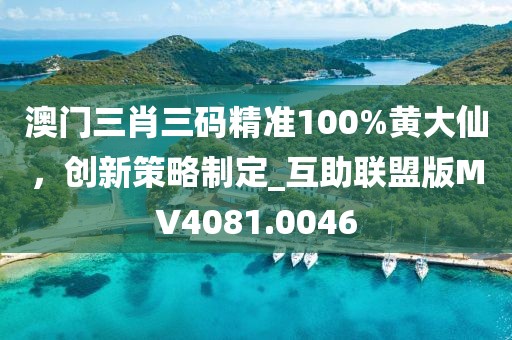澳门三肖三码精准100%黄大仙，创新策略制定_互助联盟版MV4081.0046