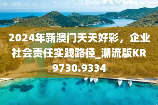 2024年新澳门夭夭好彩，企业社会责任实践路径_潮流版KR9730.9334