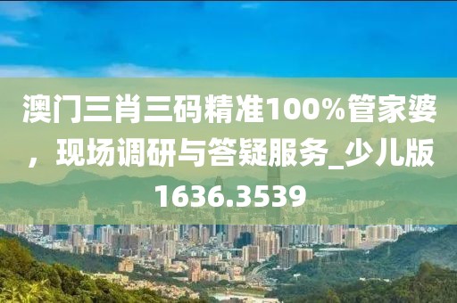 澳门三肖三码精准100%管家婆，现场调研与答疑服务_少儿版1636.3539