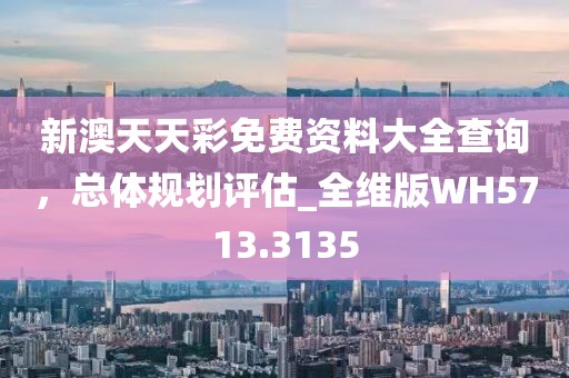 新澳天天彩免费资料大全查询，总体规划评估_全维版WH5713.3135