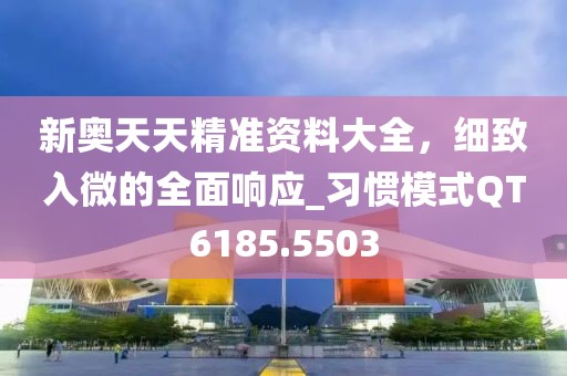 新奥天天精准资料大全，细致入微的全面响应_习惯模式QT6185.5503
