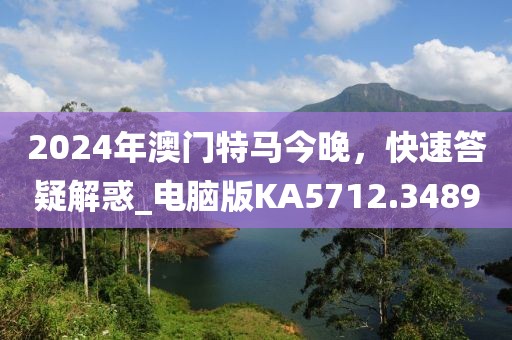 2024年澳门特马今晚，快速答疑解惑_电脑版KA5712.3489