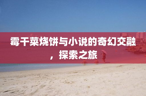霉干菜烧饼与小说的奇幻交融，探索之旅