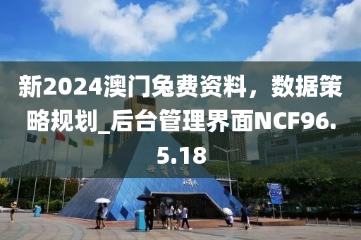 新2024澳门兔费资料，数据策略规划_后台管理界面NCF96.5.18